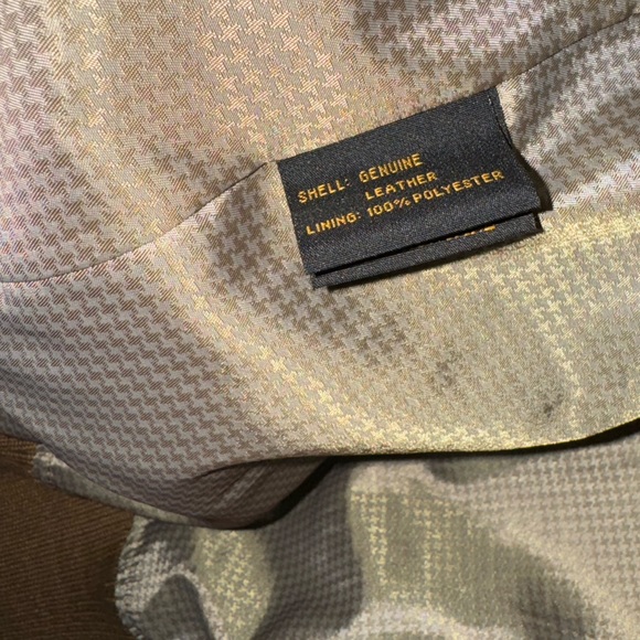 Golden Bear Tobacco Goat Suede Bomber - Picture 3 of 12